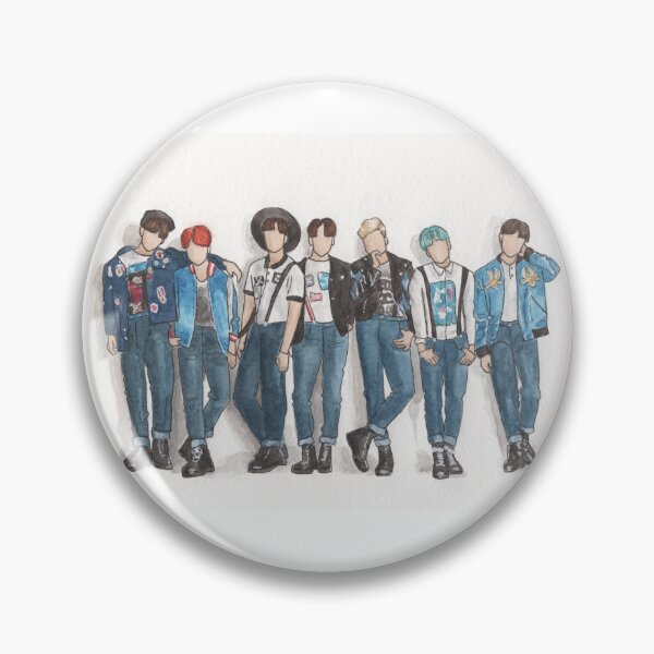 Item preview, BTS Run Watercolor designed and sold by elizabethhomme.