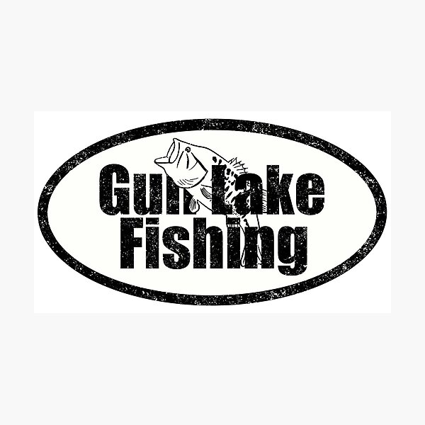 Item preview, Gull Lake Fishing Emblem with Largemouth Bass  designed and sold by hickorycorners.