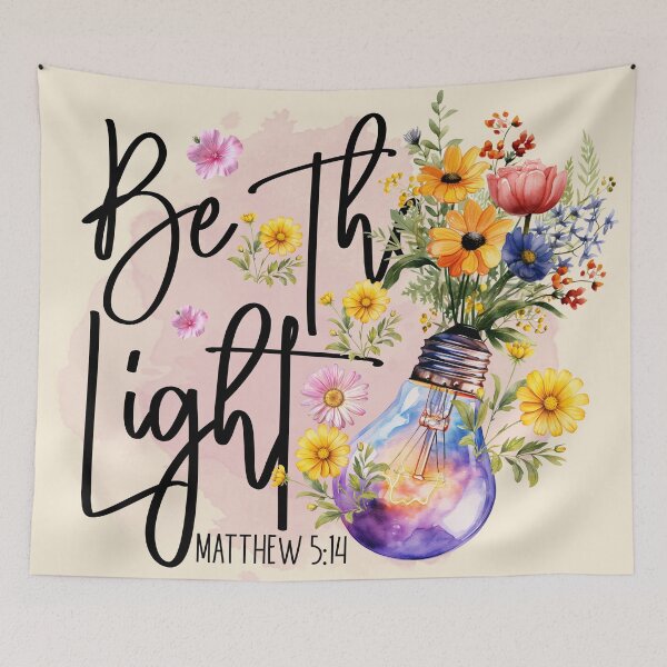 Item preview, Be the Light Matthew 5:14 Christian Design designed and sold by Akaii-Design.