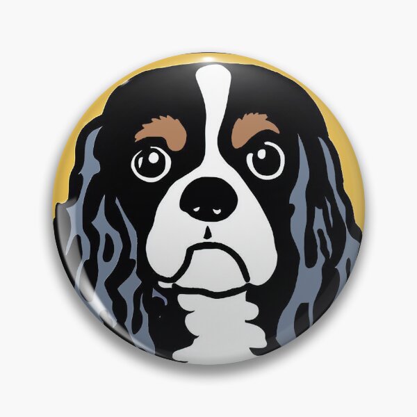 Item preview, Tri Colour King Charles Cavalier Spaniel Art designed and sold by FunnehGacha.