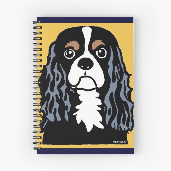 Item preview, Tri Colour King Charles Cavalier Spaniel Art designed and sold by FunnehGacha.