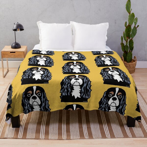 Item preview, Tri Colour King Charles Cavalier Spaniel Art designed and sold by FunnehGacha.
