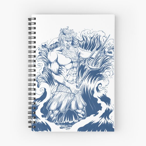 Item preview, Poseidon in blue designed and sold by Chrisboerlage.