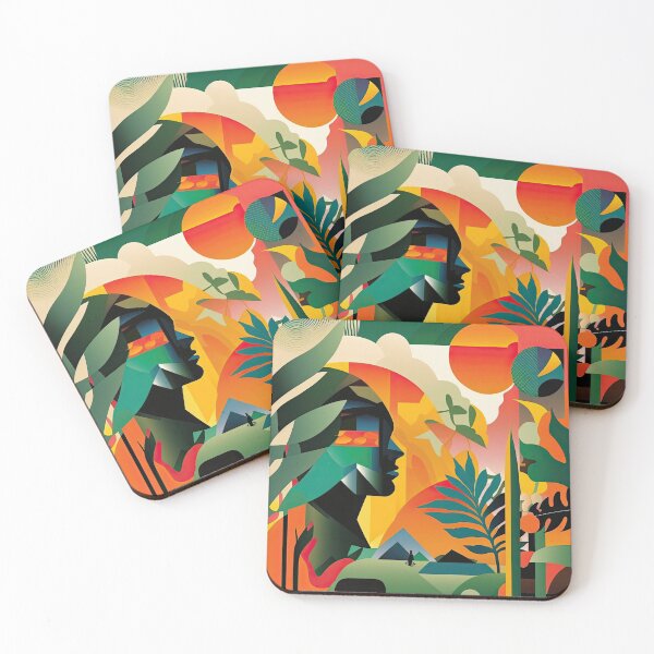 Artikelvorschau, African Jungle Bauhaus Design entworfen und verkauft von ArtificialGenes.