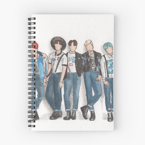 Item preview, BTS Run Watercolor designed and sold by elizabethhomme.