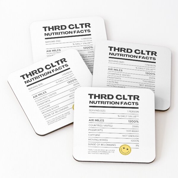 Item preview, Third Culture Nutritional Label designed and sold by ThirdCultre.