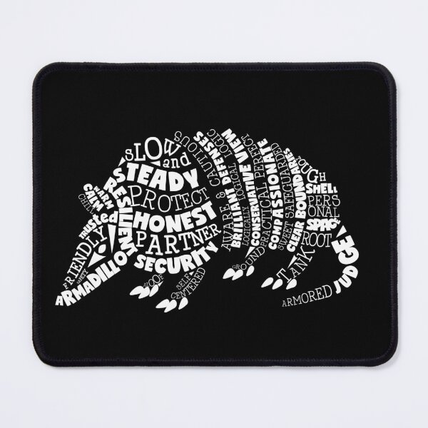 Item preview, White Armadillo Spirit Animal designed and sold by kjeppson.
