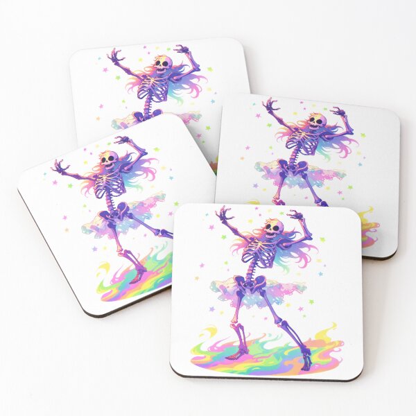 Item preview, Boney Boogie: Skeleton's Spectrum Shimmy designed and sold by KaleidoKiosk.