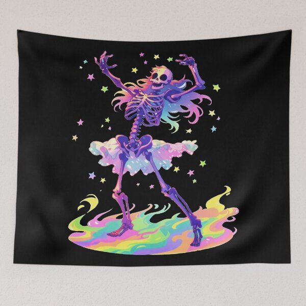 Item preview, Boney Boogie: Skeleton's Spectrum Shimmy designed and sold by KaleidoKiosk.