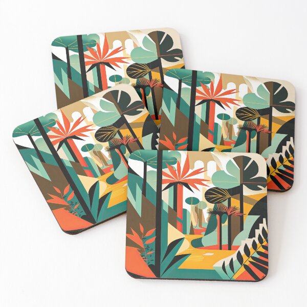 Item preview, African Jungle Bauhaus Design designed and sold by ArtificialGenes.