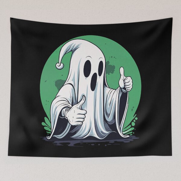 Item preview, Ghost Thumbs Up designed and sold by ILikeToasters.