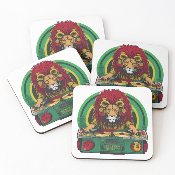 Artikelvorschau, Reggae Lion DJ entworfen und verkauft von reggaeartgifts.