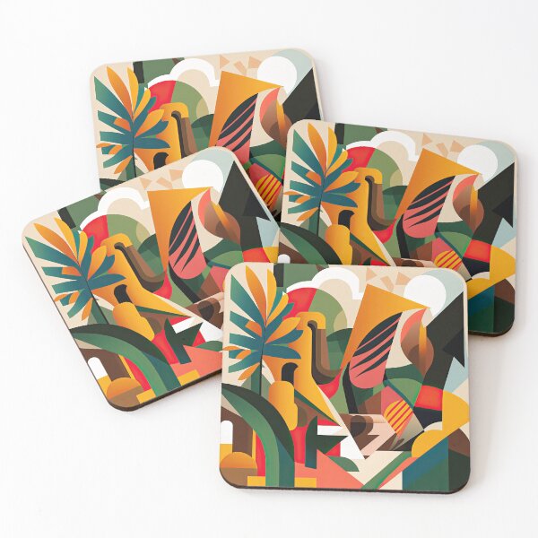Item preview, African Jungle Bauhaus Design designed and sold by ArtificialGenes.