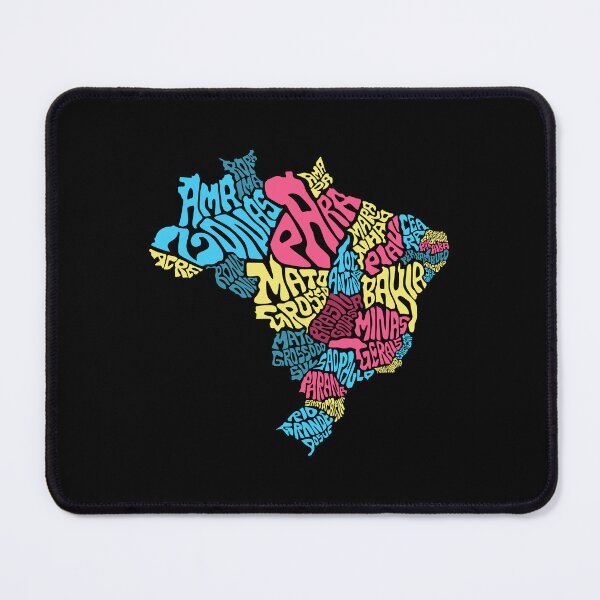 Item preview, Groovy Brazil Map. designed and sold by paulo silveira.