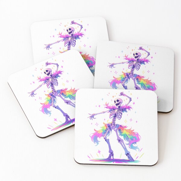 Item preview, Boney Boogie: Skeleton's Spectrum Shimmy designed and sold by KaleidoKiosk.