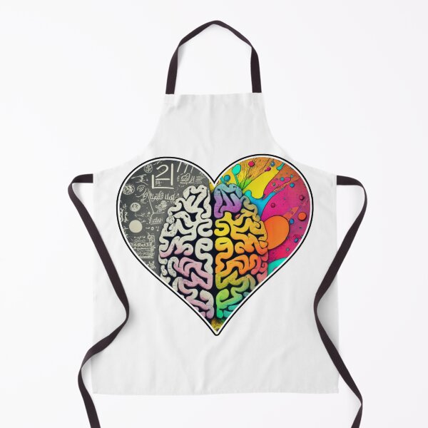 Item preview, 2 side brain in heart by Jonathan P. designed and sold by JonathanP514.