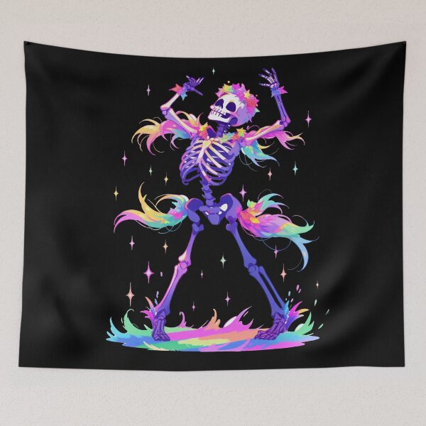 Item preview, Boney Boogie: Skeleton's Spectrum Shimmy designed and sold by KaleidoKiosk.