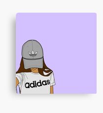 sporty girl Canvas Print