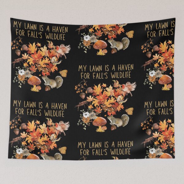 Item preview, My Lawn Is A Haven For Fall Colorful Design designed and sold by EarthArtDesigns.