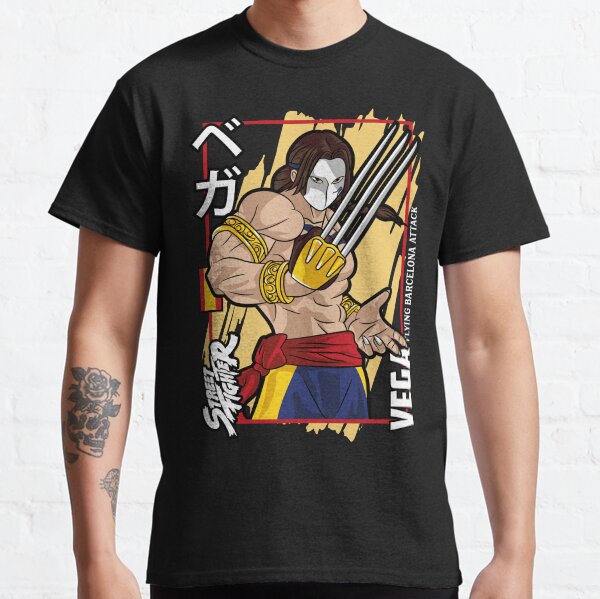 Vega Street Fighter Art - High-Quality Fan Art Print Camiseta clásica