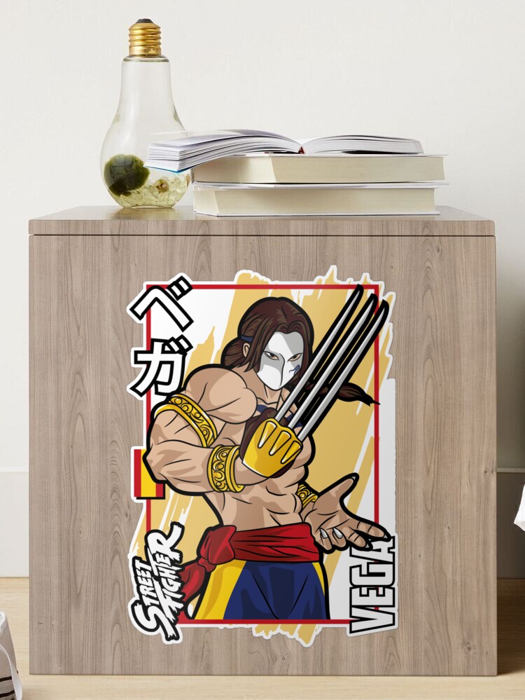 VEGA Street Fighter Sticker Decal Laptop Sticker Water Bottle 