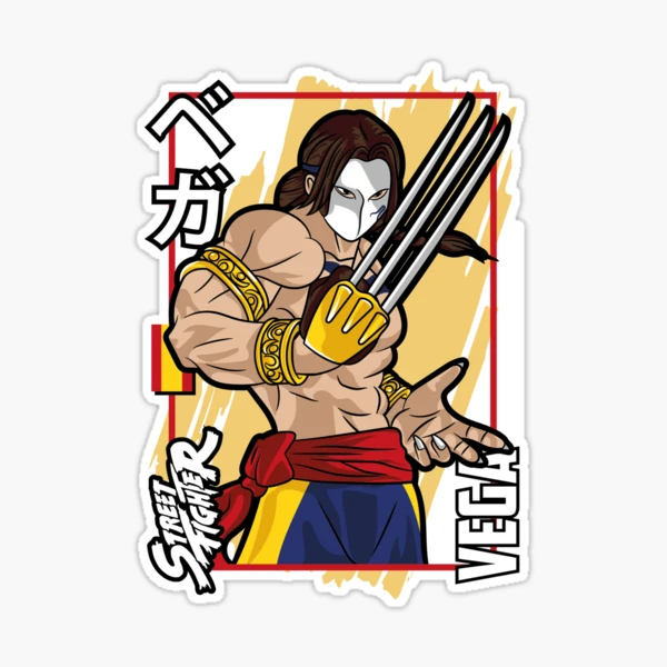 Vega Sticker  Street Fighter II – AJTouch