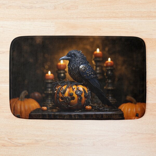 Item preview, Halloween Crow - Jeweled   designed and sold by Gritz - Photographer, AI Artist.