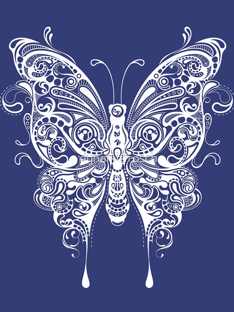 Design-Ansicht von Tattoo Schmetterling, designt und verkauft von dynamitfrosch