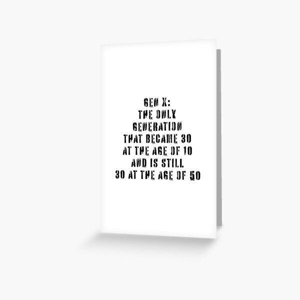 Item preview, Gen X designed and sold by Texterns.