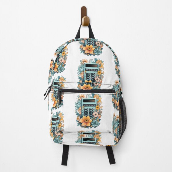 Item preview, Floral school calculator  designed and sold by PawsandPages.