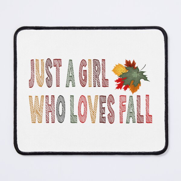 Item preview, JUST A GIRL WHO LOVES FALL,AUTUMN FALL,FUNNY VINTEGE LATTE CUTE AUTUMN AUTUMN designed and sold by Latifay.