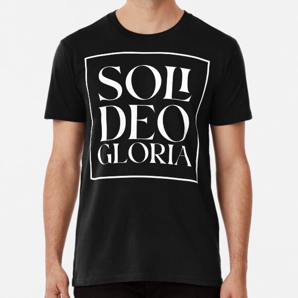 Vista previa del artículo con la obra «Soli Deo Gloria», diseñado y vendido por Abbiegq.
