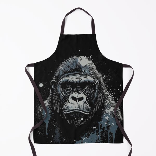 Item preview, A Street Art Gorilla Face Distressed Style designed and sold by GVRDesign.