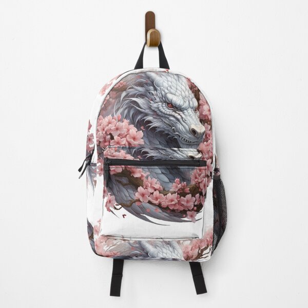 Item preview, Japanese Dragon With Cherry Blossoms designed and sold by Obsidian Ink by Wilshire.