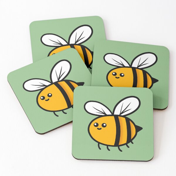 Item preview, Cute, happy bee designed and sold by JarhDesign.
