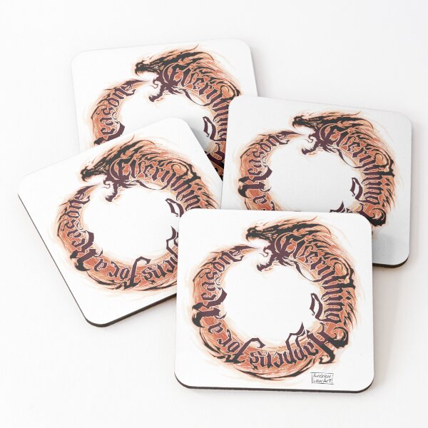 Item preview, Everything Happens For A Reason Ouroboros designed and sold by AndrewLawArt.
