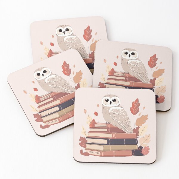 Item preview, Owl & Books designed and sold by Cozy Nerdy Things.