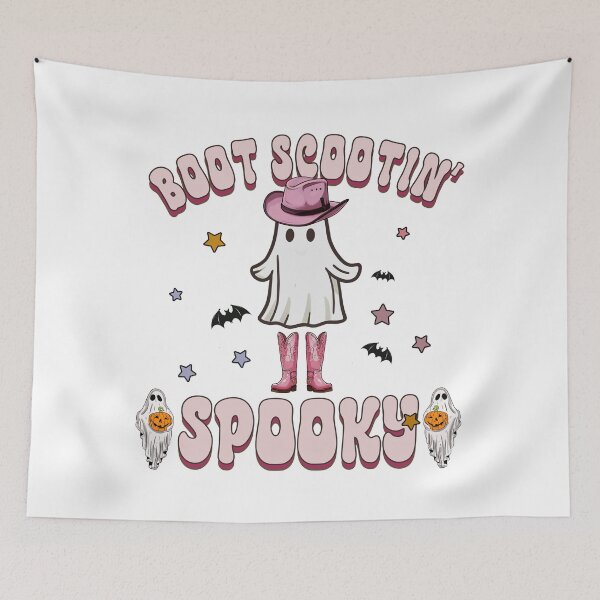 Item preview, Scary and Funny Boot Scootin' Spooky with Stars and Bats  | Whimsical Autumn and Halloween Delights Collection designed and sold by Ali Doodles.