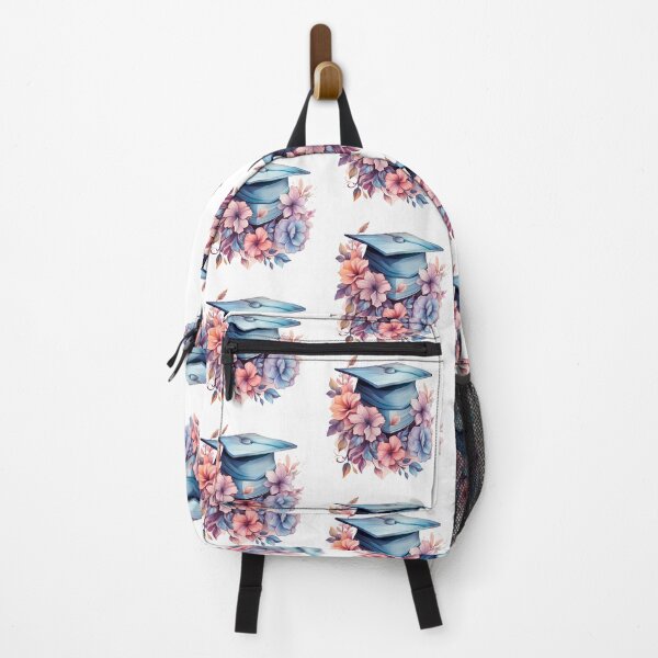 Artikelvorschau, Abschlussmütze mit Blumenmuster entworfen und verkauft von PawsandPages.