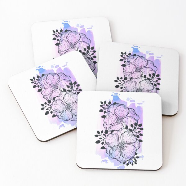 Item preview, Lilac Watercolor Flowers Duda designed and sold by BEATRIZKOBORI.