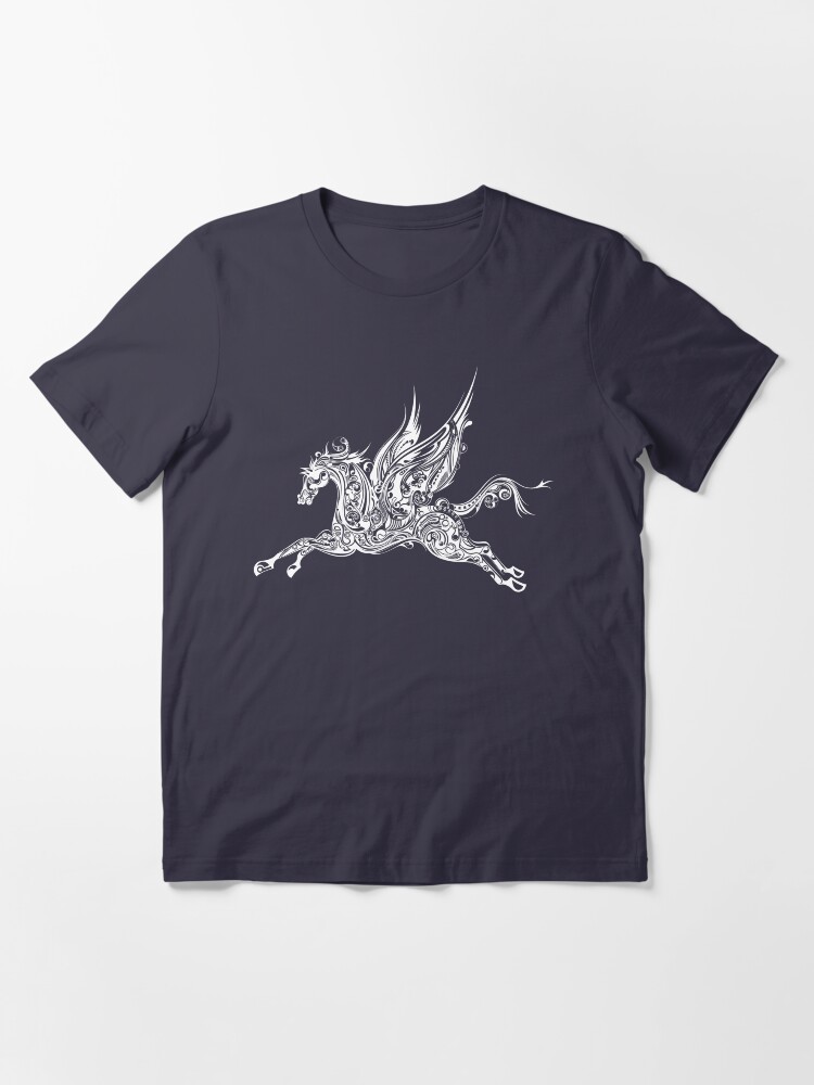 Thumbnail 2 von 7, Essential T-Shirt, Tattoo Pferd designt und verkauft von dynamitfrosch.