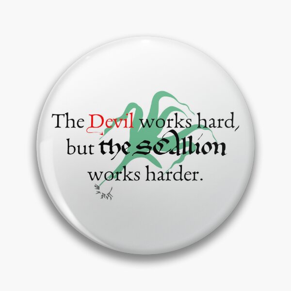Item preview, SCAllion Works Harder designed and sold by TheSCAllionBlog.