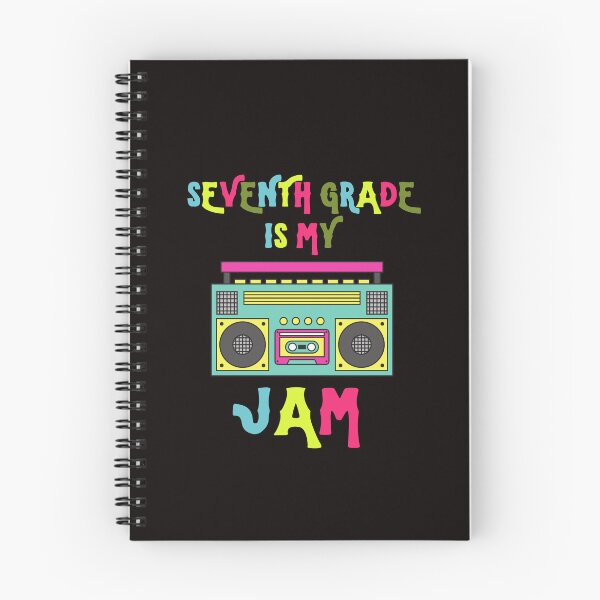 Item preview, Retro Seventh Grade Is My Jam Cool Boombox Back To School designed and sold by MagicSD Designs.