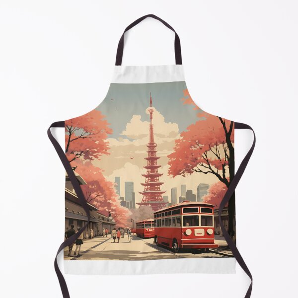 Item preview, Tokyo Tower Cherry Blossoms designed and sold by adamcr.