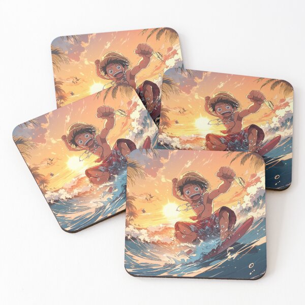 Item preview, Luffy Surfing designed and sold by KLYPStickers.