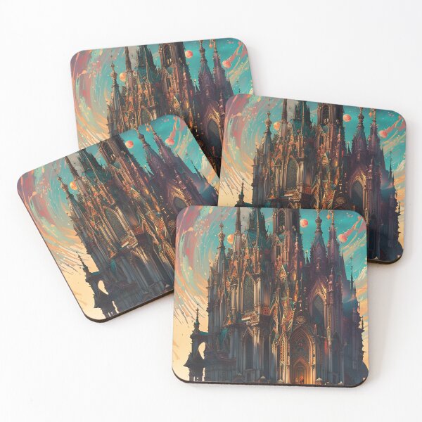 Item preview, Eccentric Cathedral - Aurora Nightshade designed and sold by BuyArtMosaic.