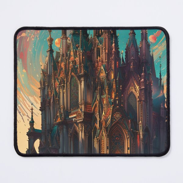 Item preview, Eccentric Cathedral - Aurora Nightshade designed and sold by BuyArtMosaic.
