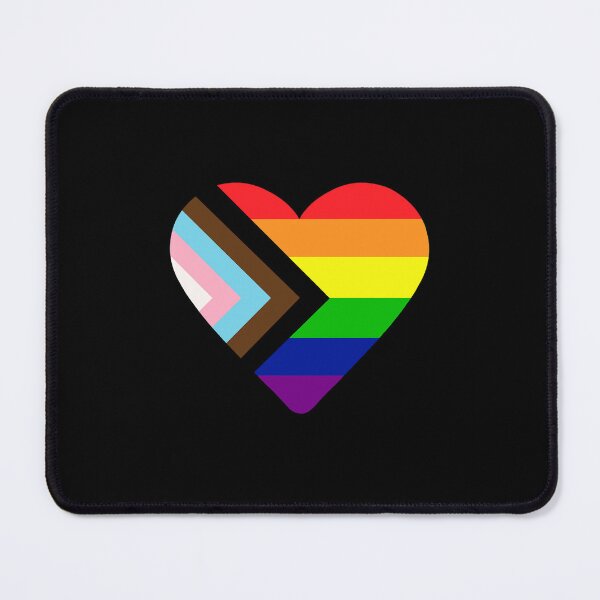 Item preview, Progress Pride Flag Heart designed and sold by arnulffodurfee.