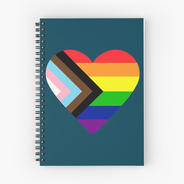 Item preview, Progress Pride Flag Heart   designed and sold by arnulffodurfee.