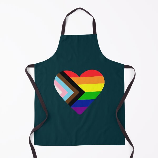 Item preview, Progress Pride Flag Heart designed and sold by arnulffodurfee.